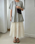 Tiered Maxi Skirt