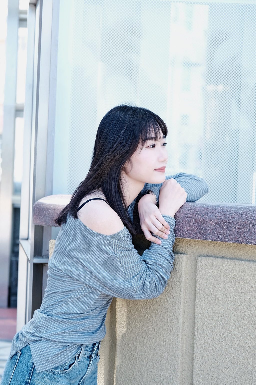 Striped Off-Shoulder Top
