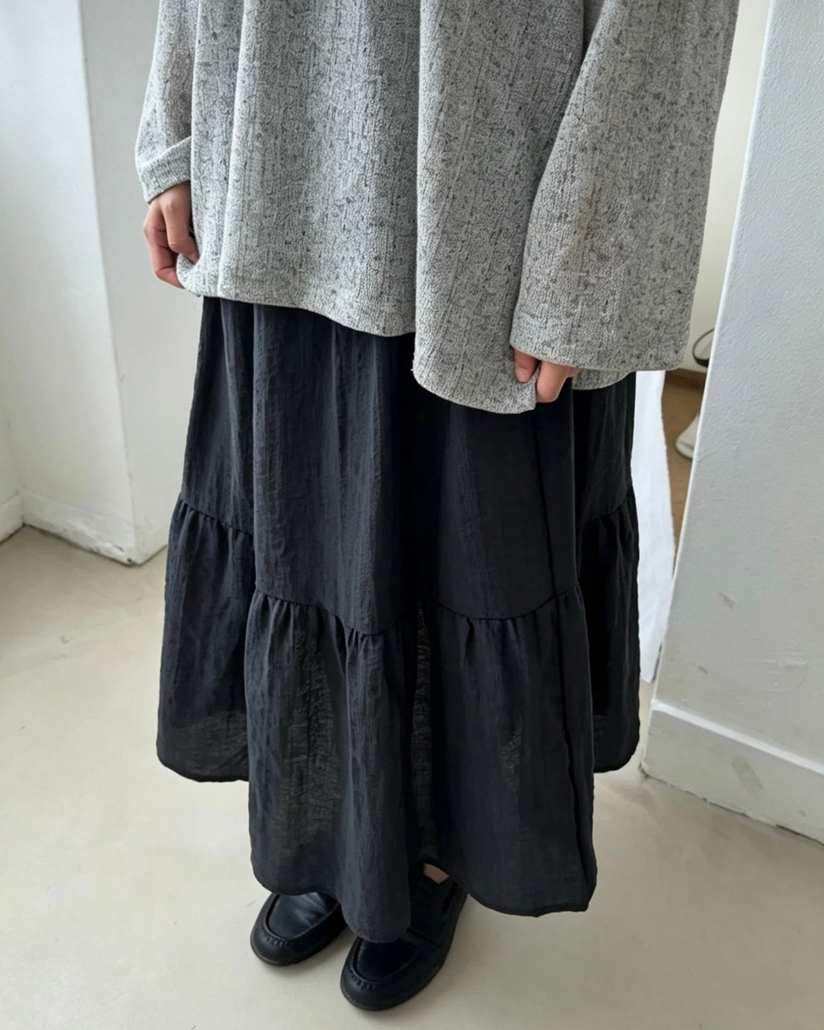 Tiered Maxi Skirt