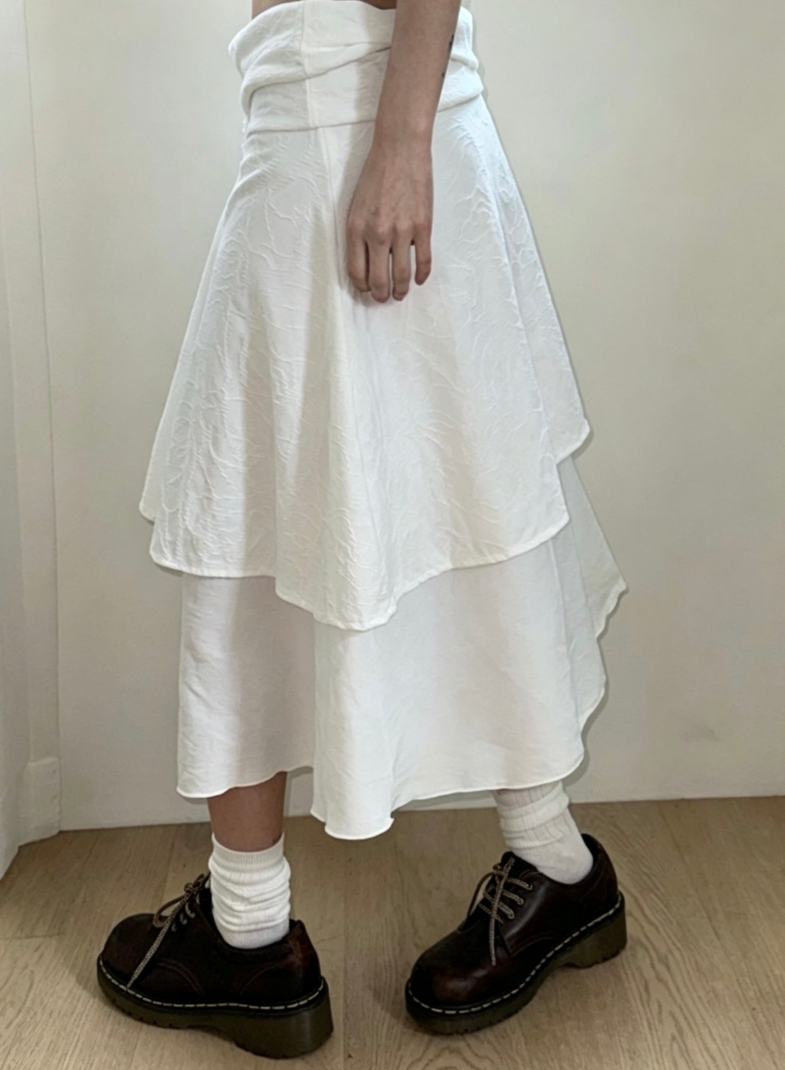 Irregular Midi Skirt
