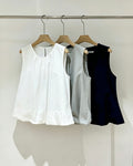 Balloon Sleeveless Blouse