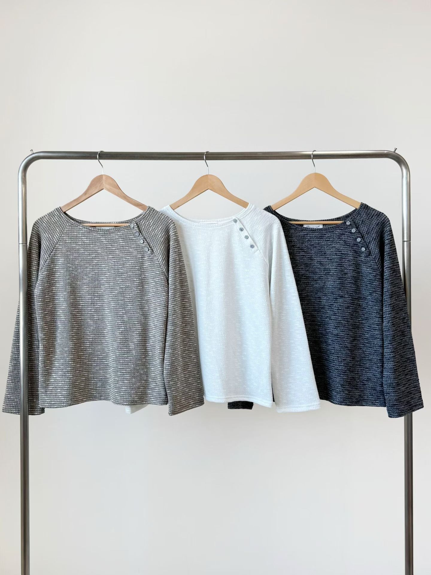 Slub Button Top