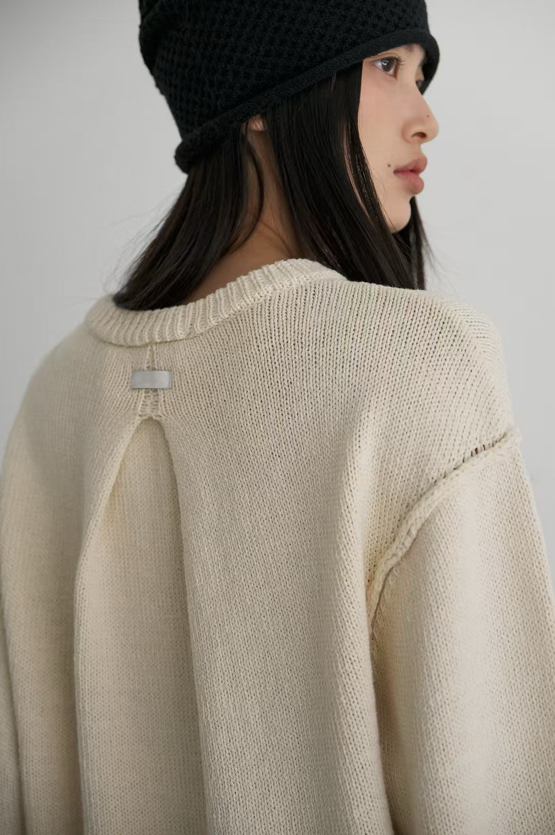 Distressed Hole Knit Sweater