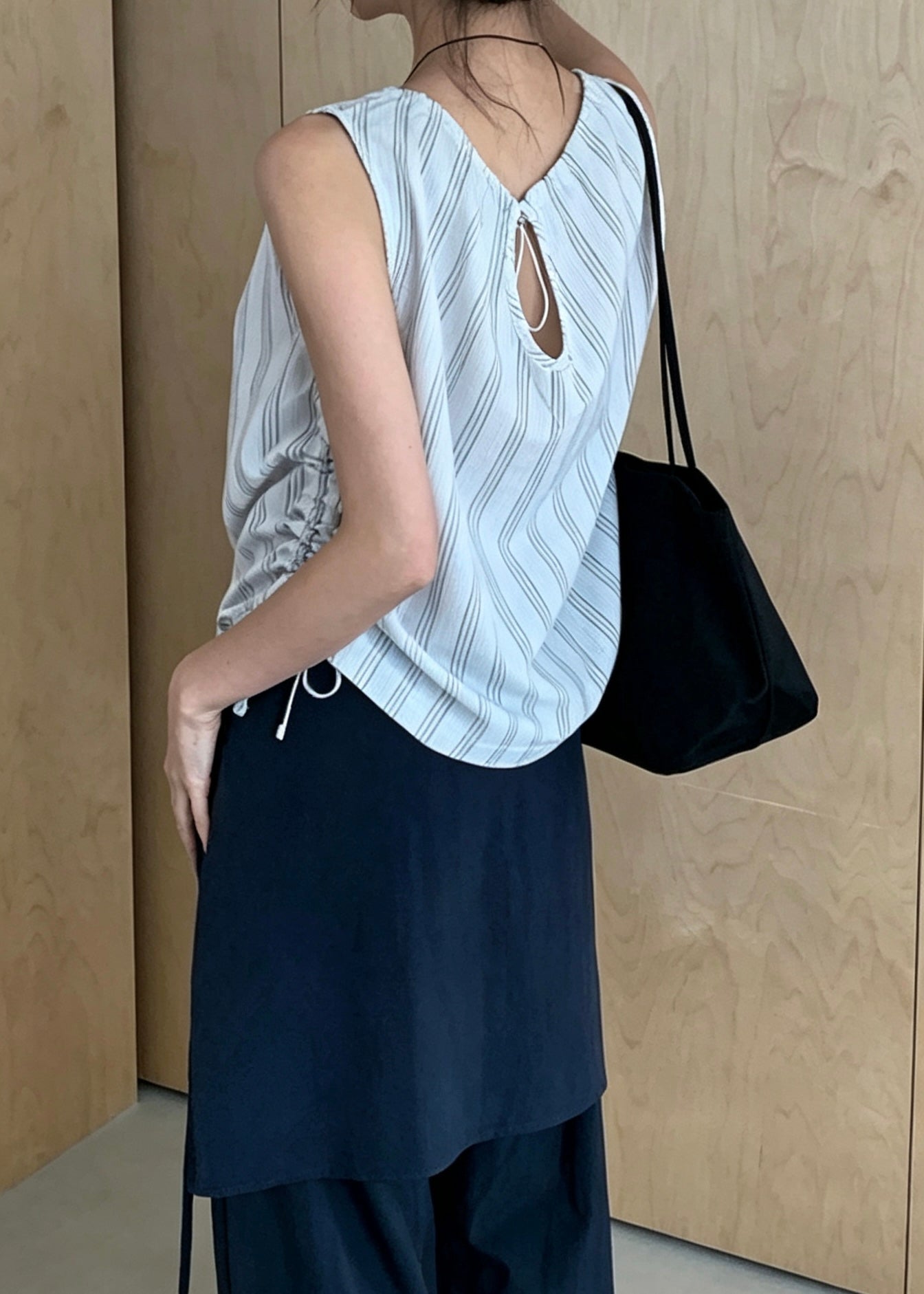 Quilted Sleeveless Blouse
