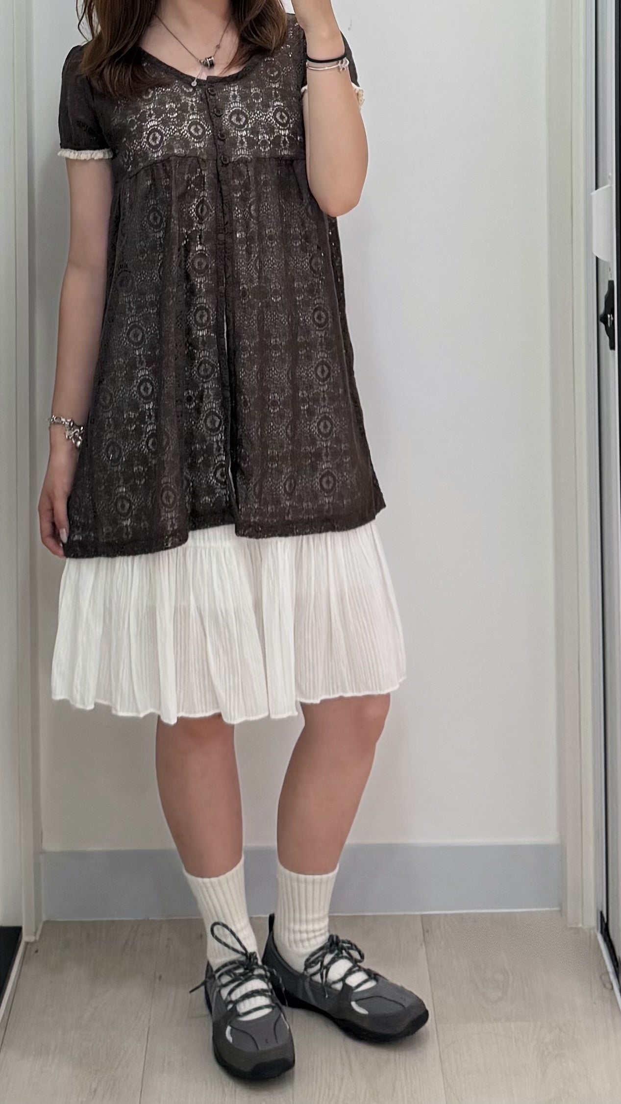 Tiered Midi Skirt
