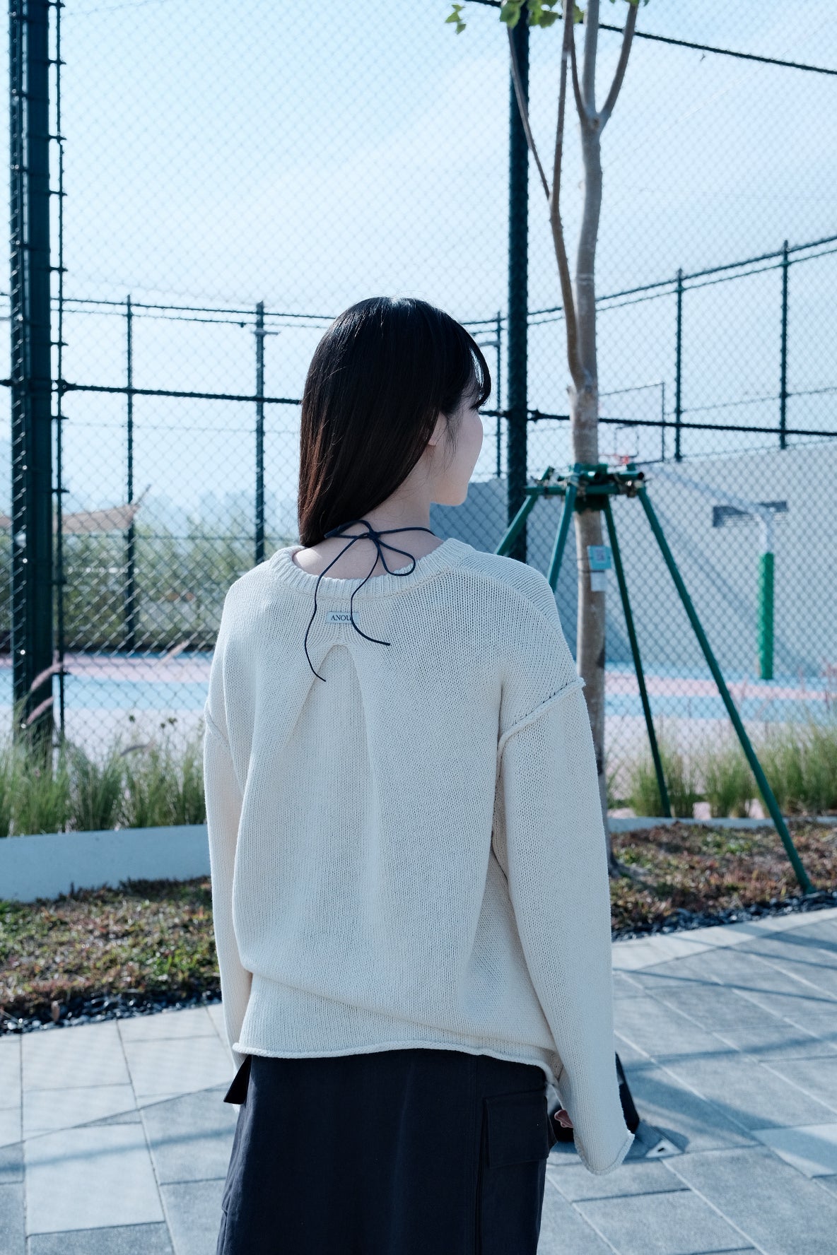 Distressed Hole Knit Sweater