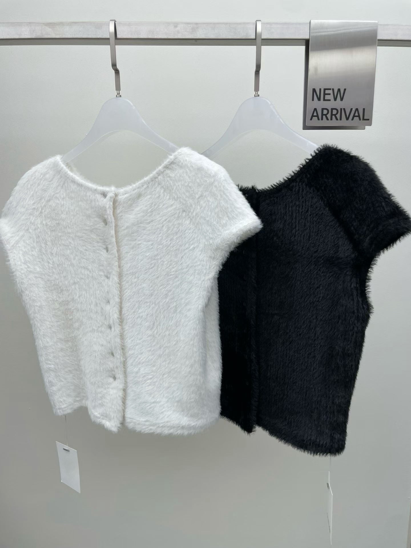 Cream Fleece Vest