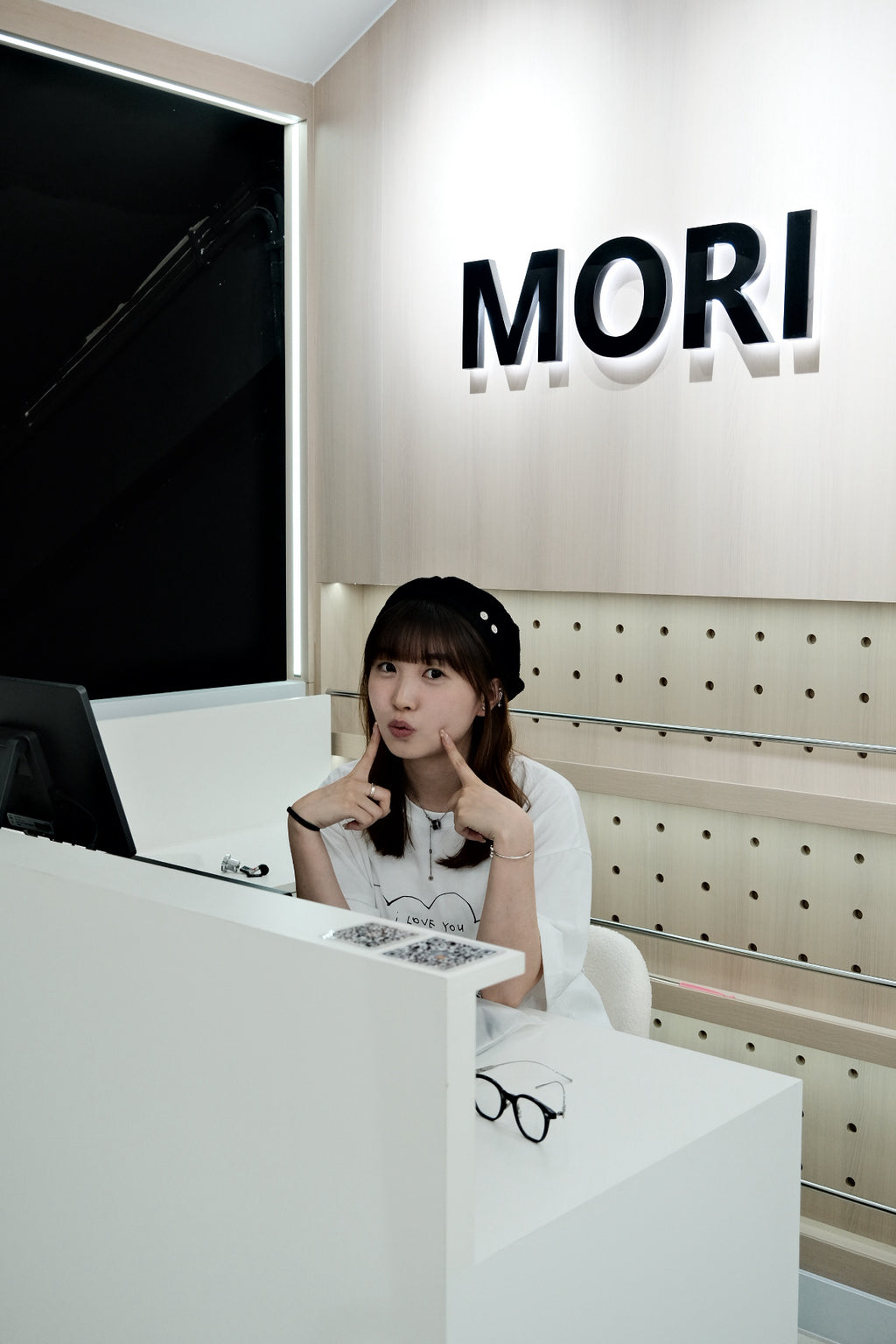 Nylon Floral Beanie