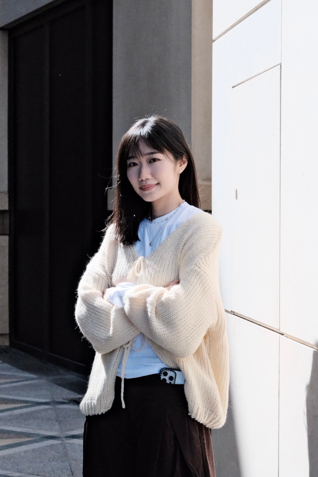 Knit Tie-Front Cardigan