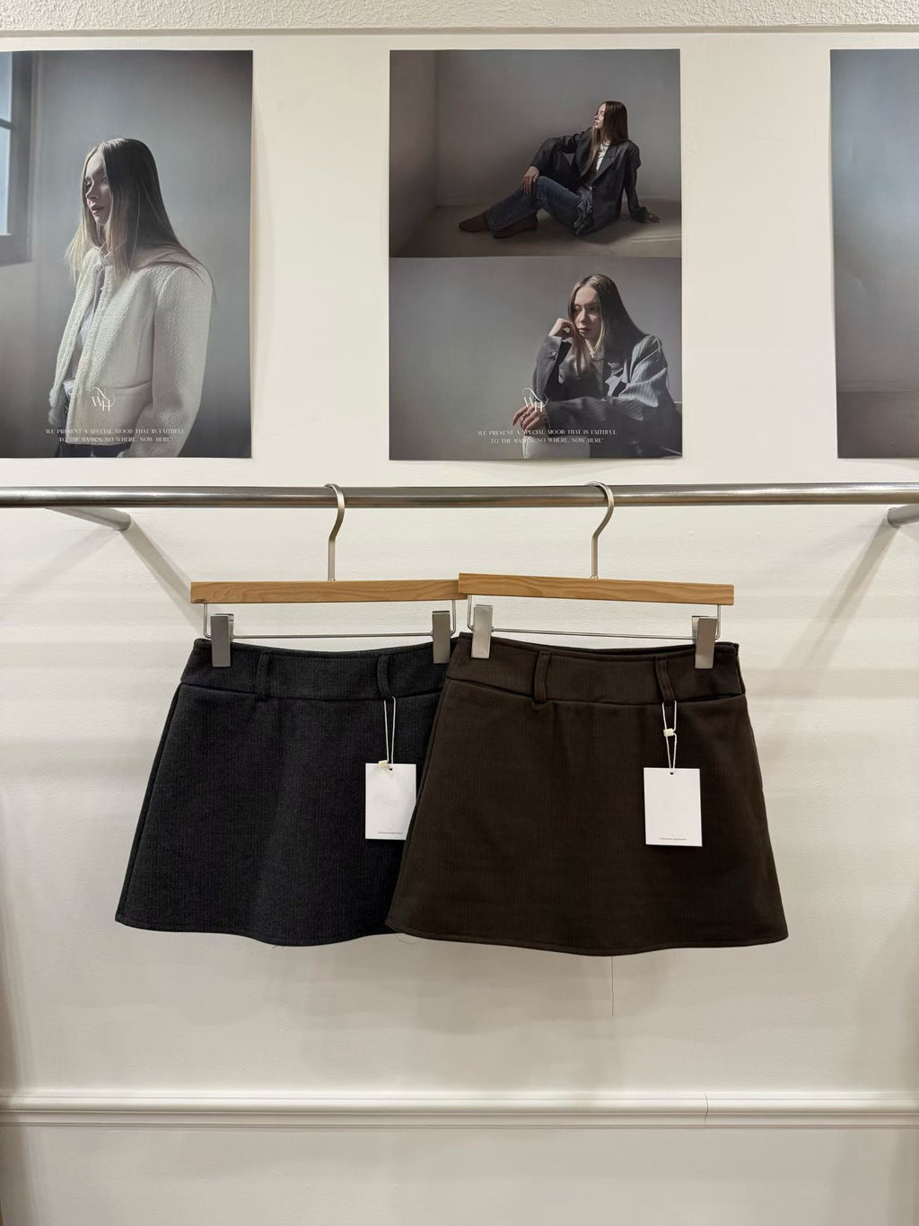 Retro Texture High-waist skirt