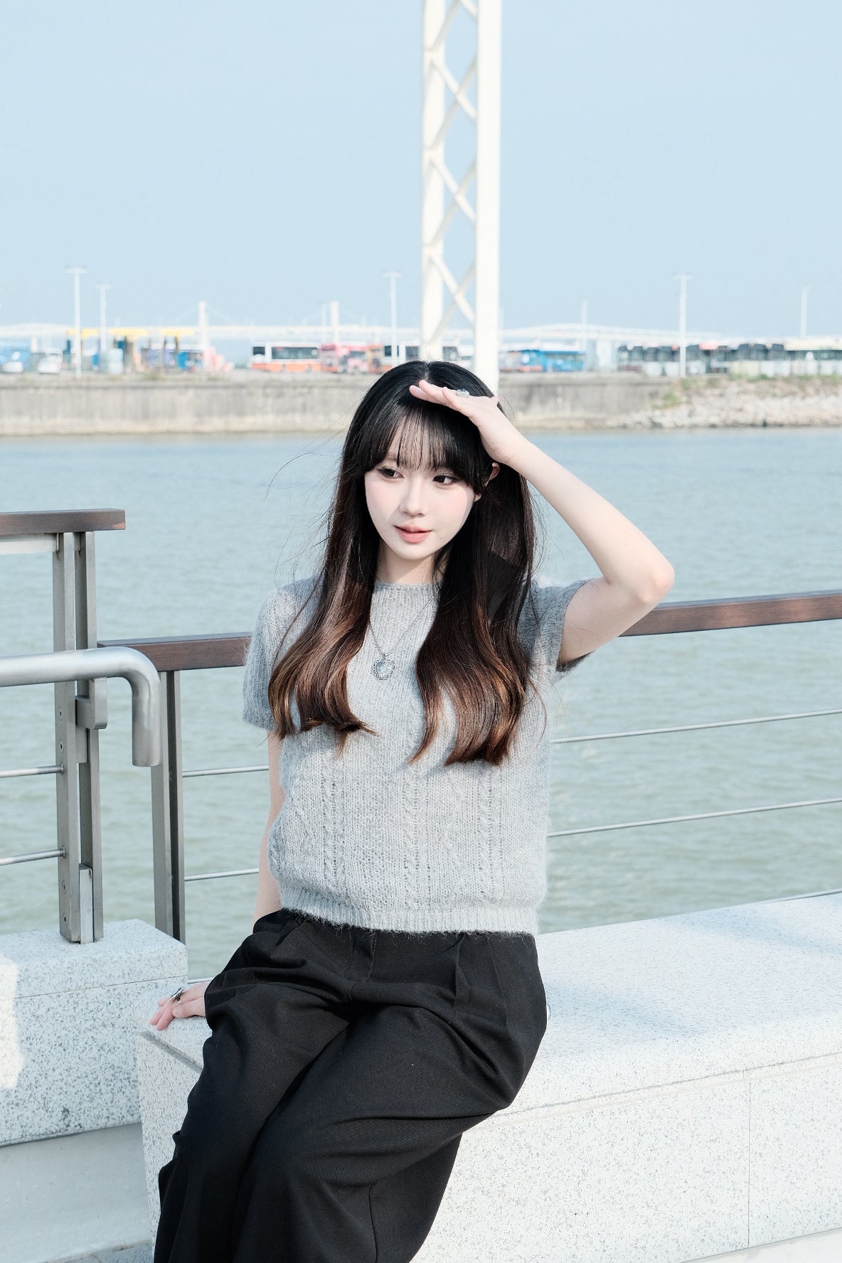 Cable Knit Top