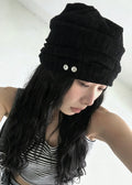 Nylon Floral Beanie