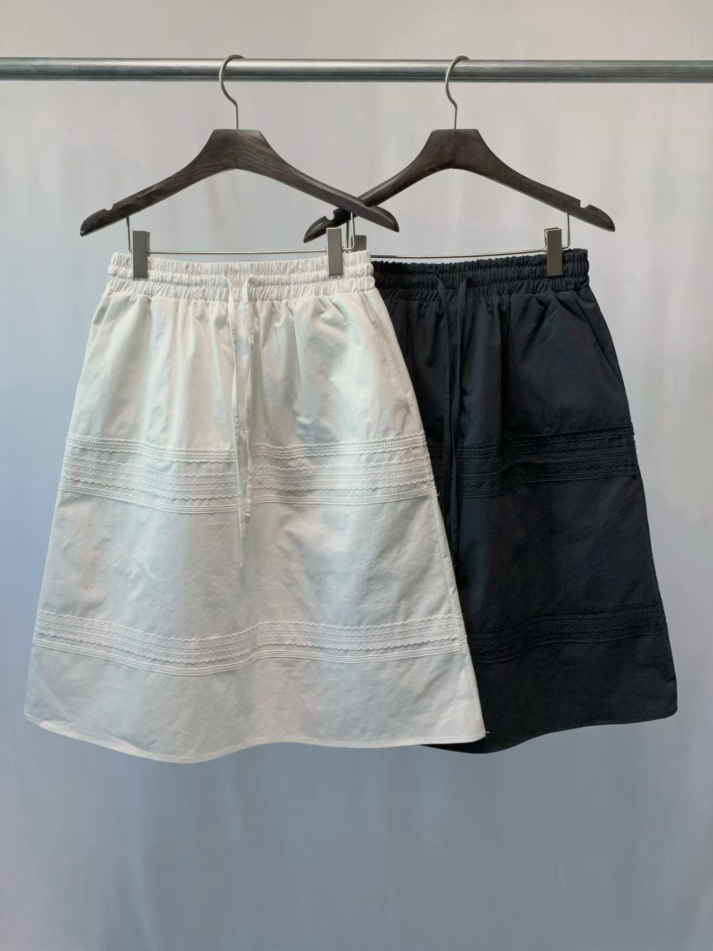 Textured A-line Skirt