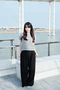 High-waist Wide-leg Trousers