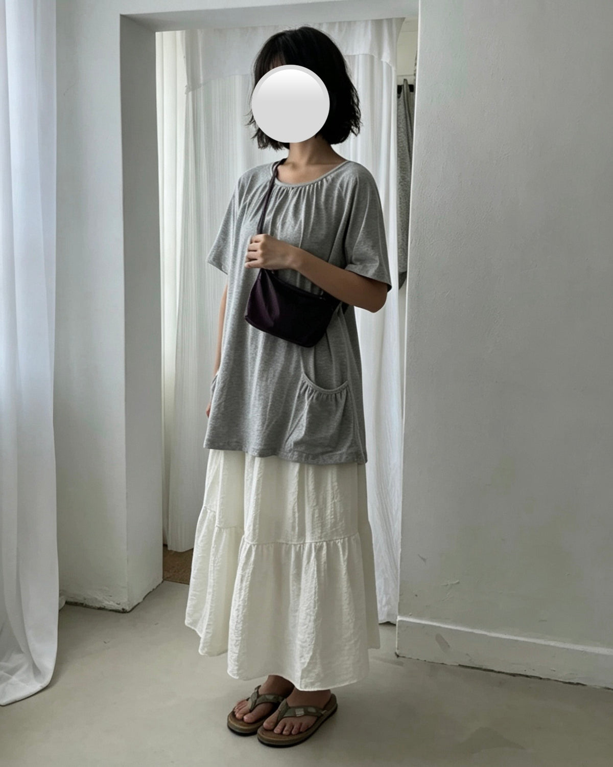 Tiered Maxi Skirt