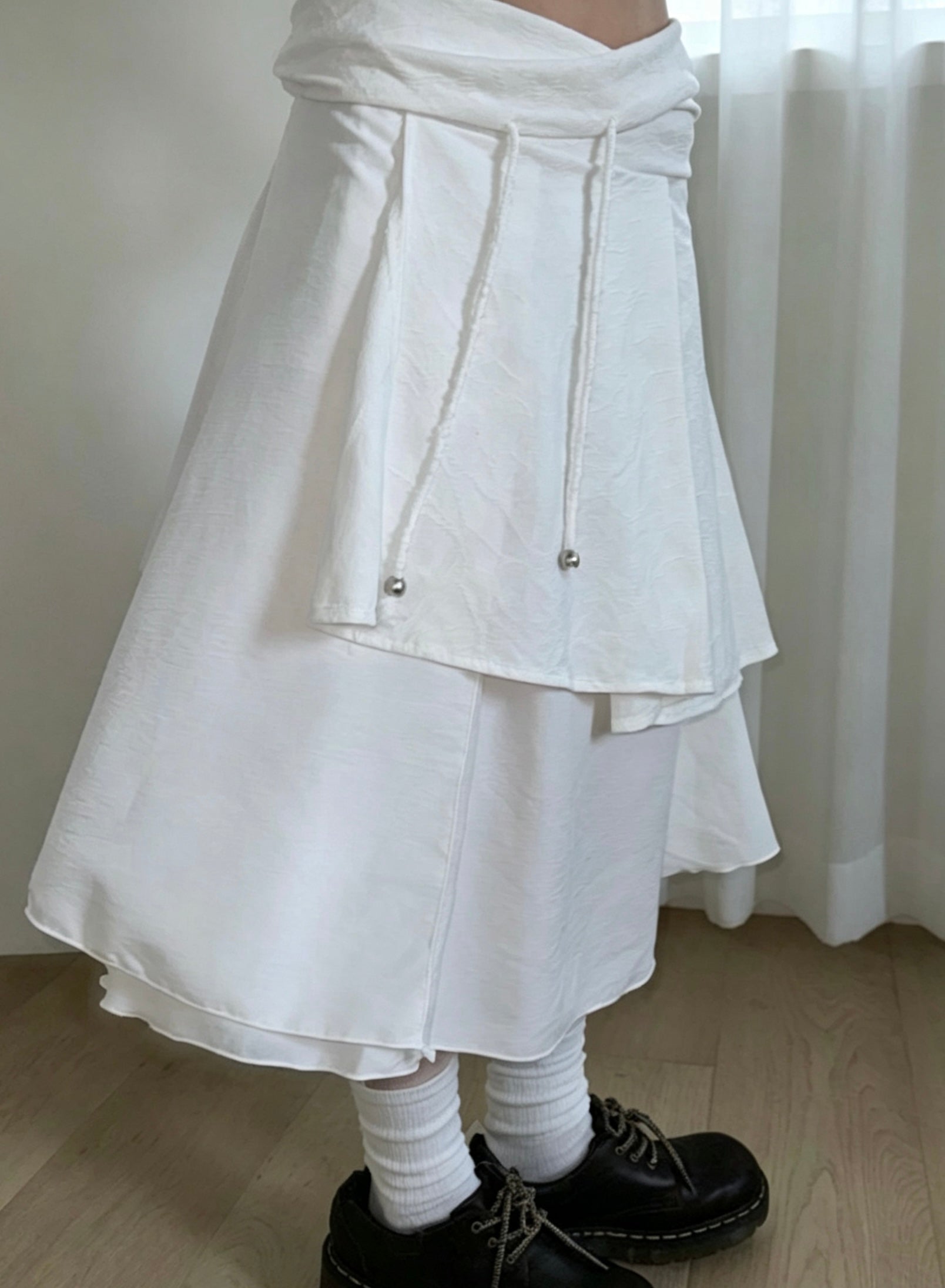 Irregular Midi Skirt