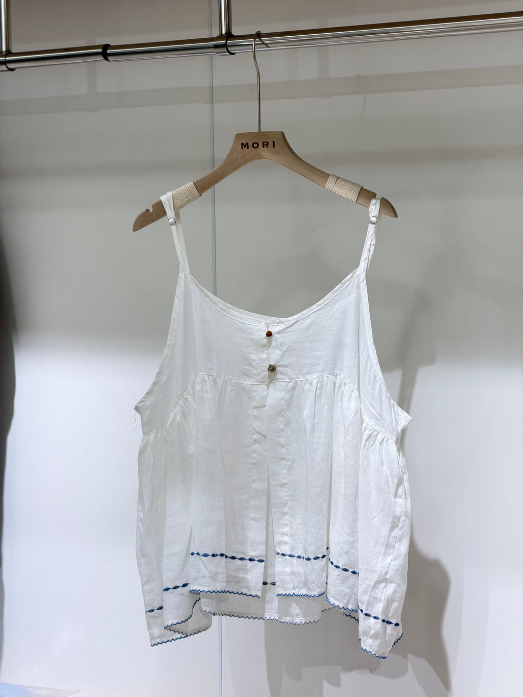 Embroidered Stitch Tank Top