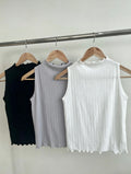 Half-neck Sleeveless Top